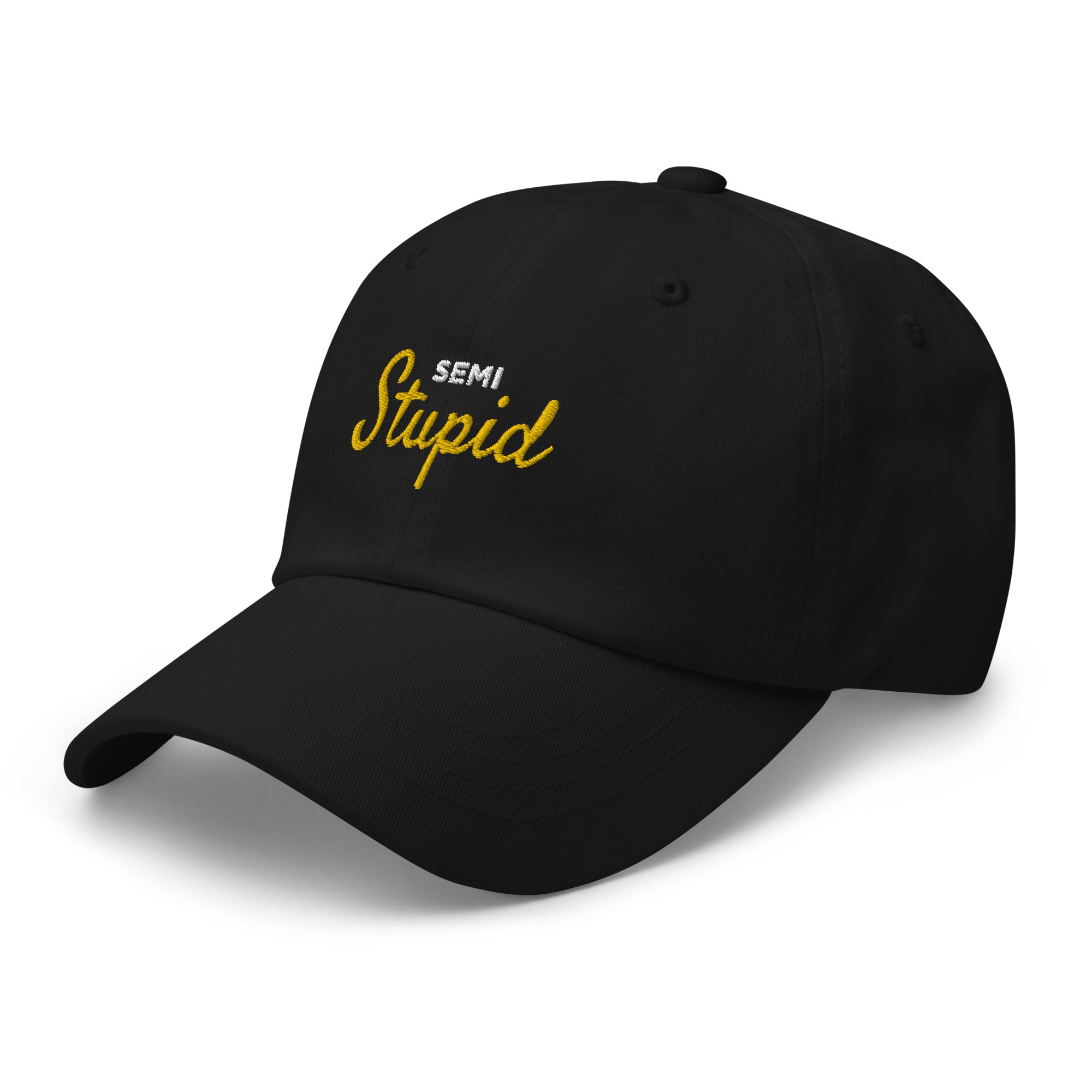 Semistupid Dad hat | Black