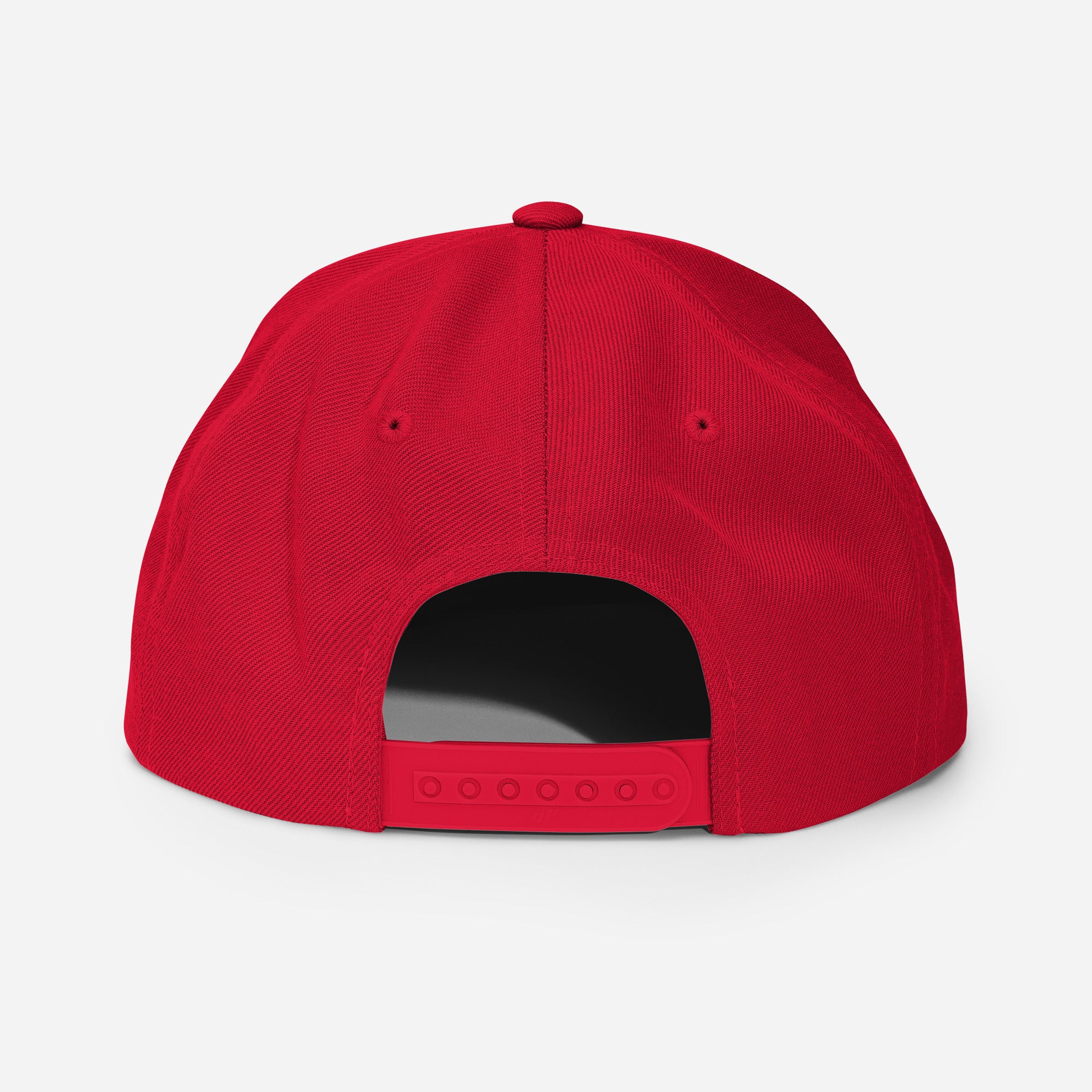 Red Semistupid Snapback Hat